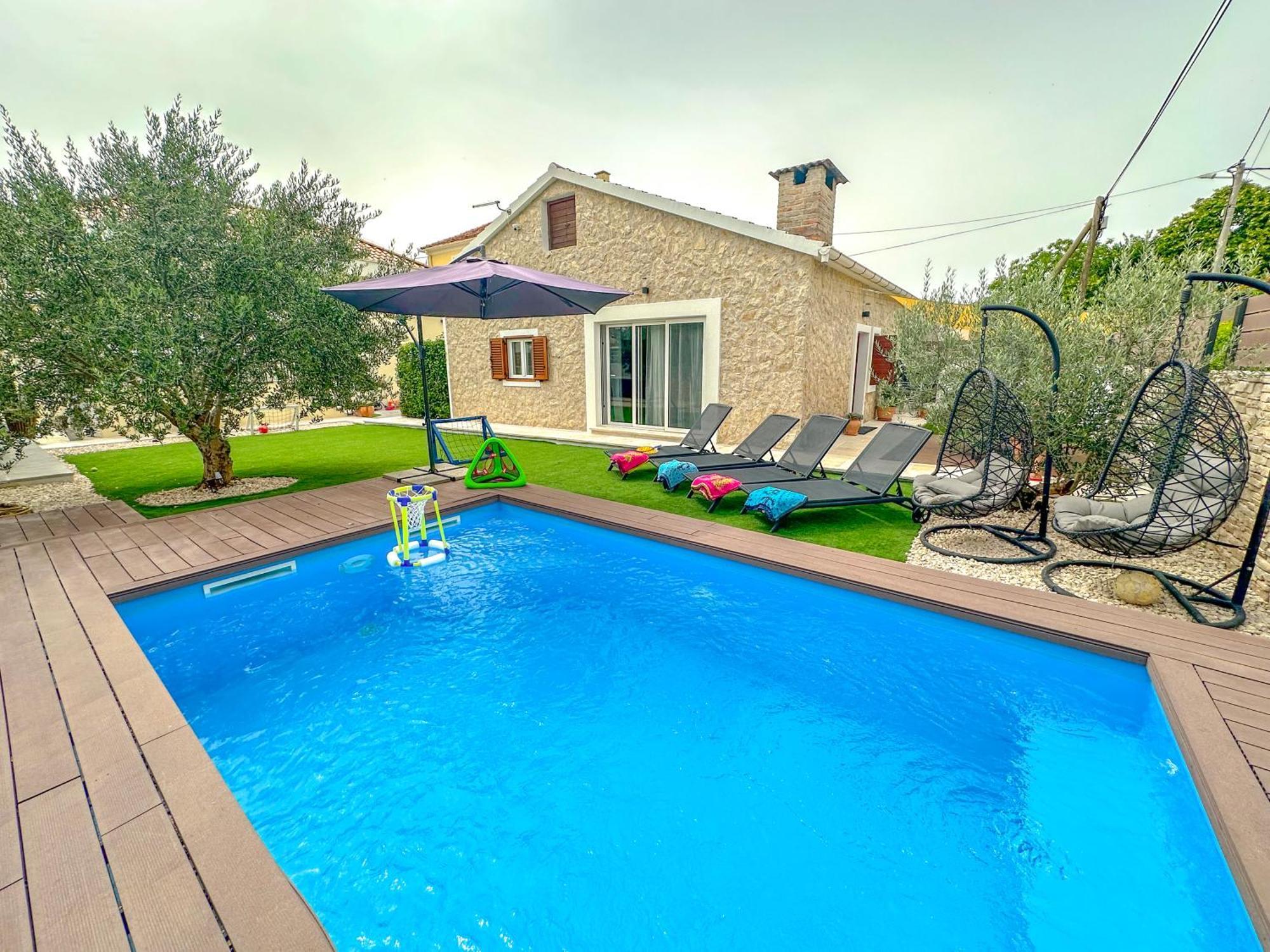 Mustra House Zadar - Private Pool & Sauna Екстер'єр фото