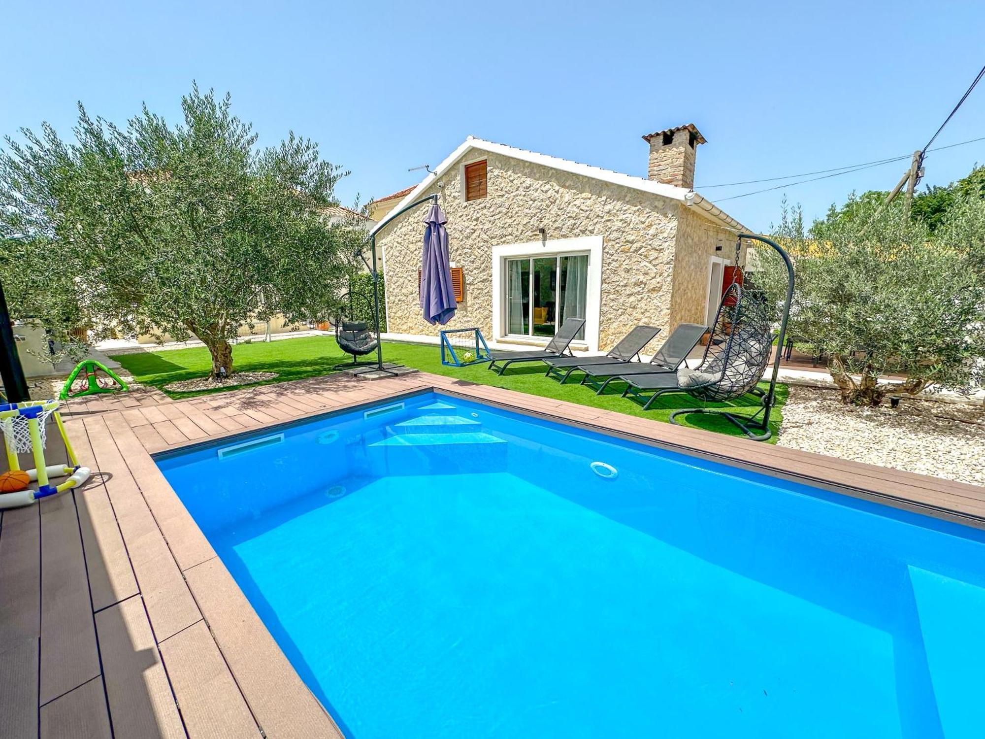 Mustra House Zadar - Private Pool & Sauna Екстер'єр фото
